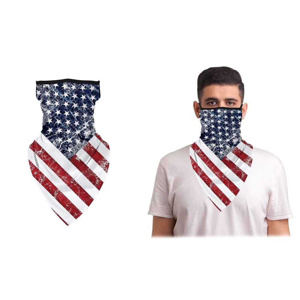 Balaclava Face Mask Neck Gaiter with Earloop for Men and Women Image 2