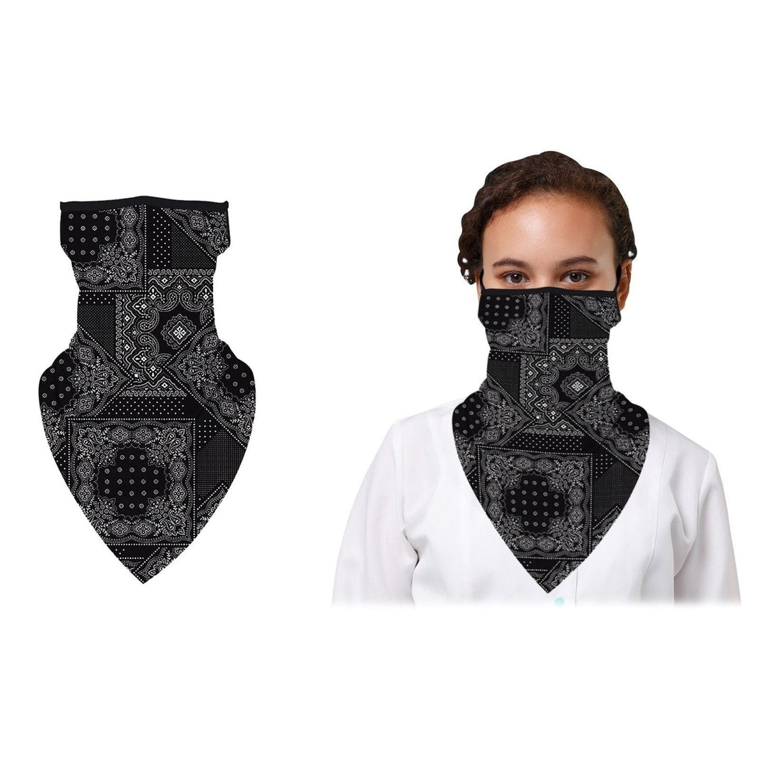 Balaclava Face Mask Neck Gaiter with Earloop for Men and Women Image 3