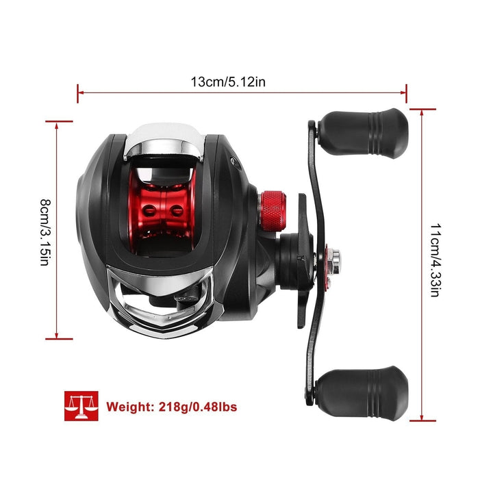 Baitcasting Fishing Reel High Speed Long Cast Distance Image 4