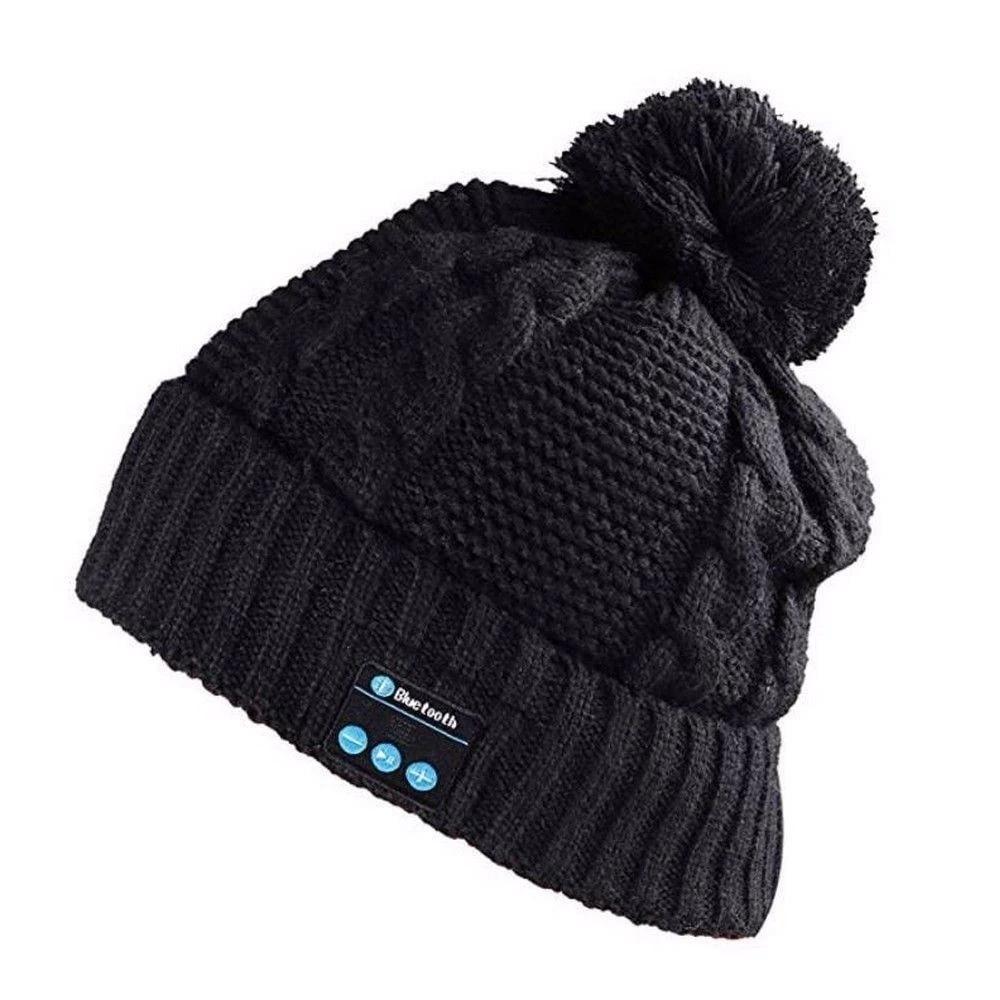 Bluetooth Pom-Pom Beanie - Assorted Colors Image 2