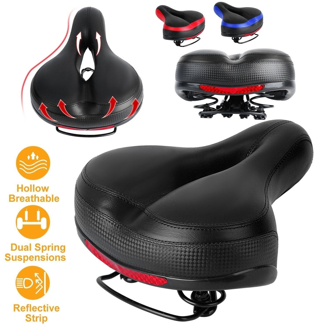 Bike Seat Water Resistant Bicycle Padded Saddle Wear Image 12