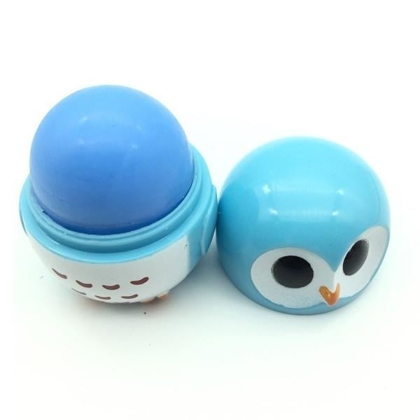 Candy Color Owl Shape Moisturizing Lip Balm Image 3