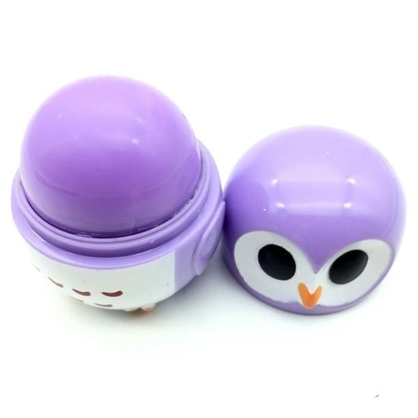 Candy Color Owl Shape Moisturizing Lip Balm Image 4