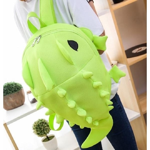 Creative Chameleon Cartoon Backpack Image 1