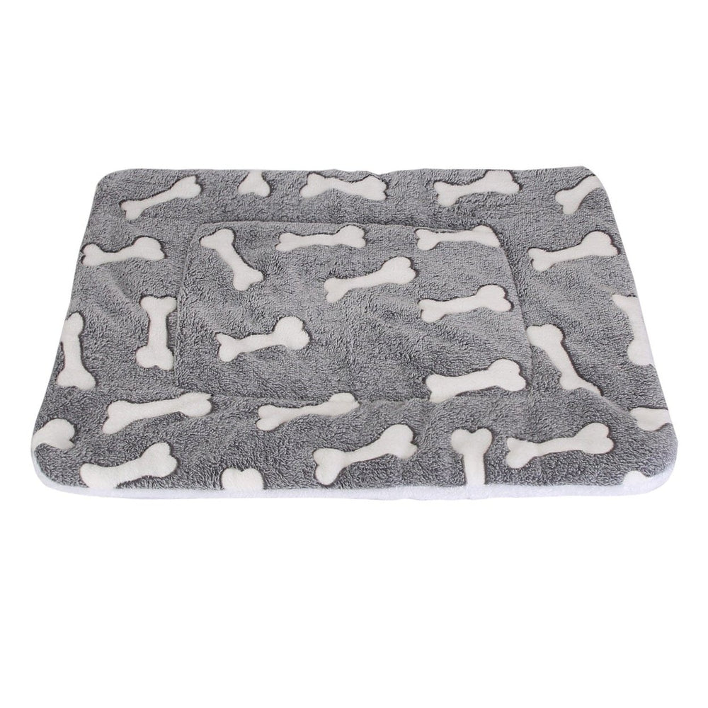 Comfortable Flannel Dog Bed Mat Image 2