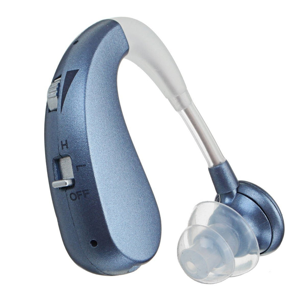 Digital Rechargeable Hearing Aids Acousticon Amplifier Audiphone Behind Ear Sound Image 2