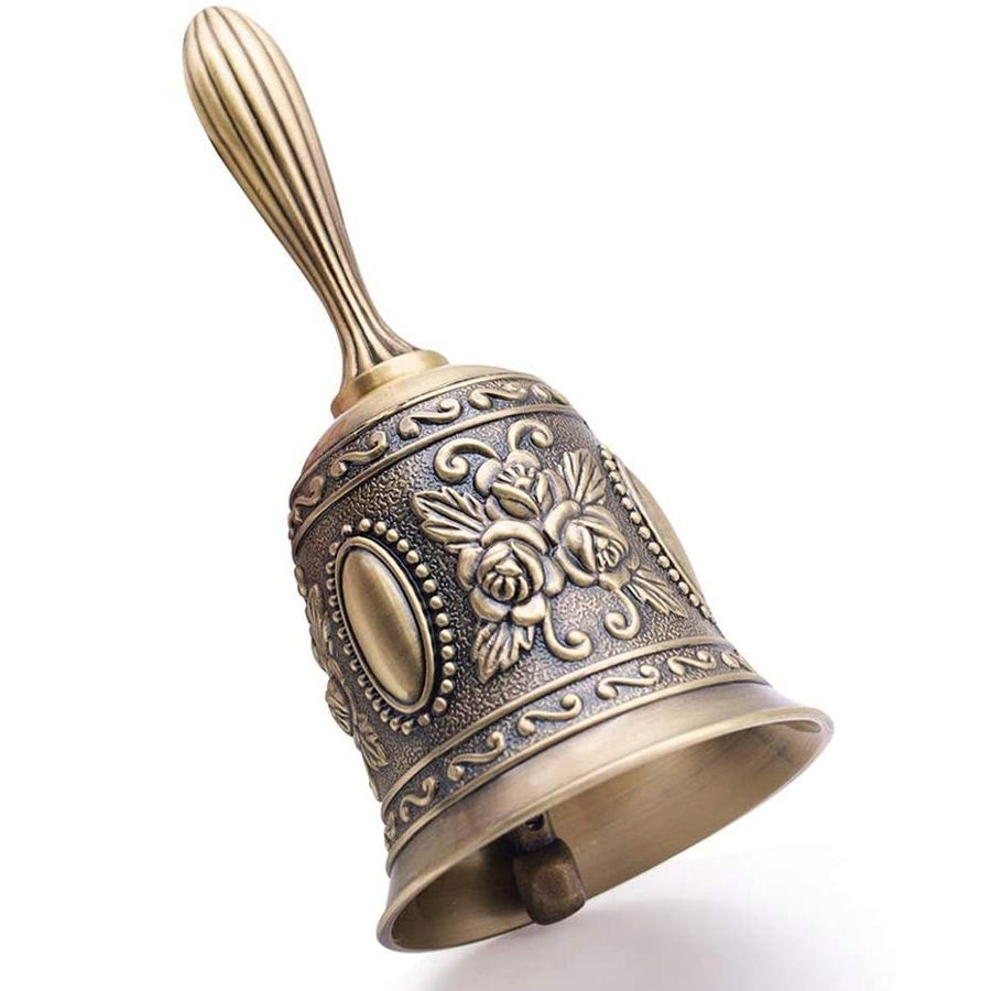 DomeStar Hand Bell Call Bell Brass Wedding Bells Image 1