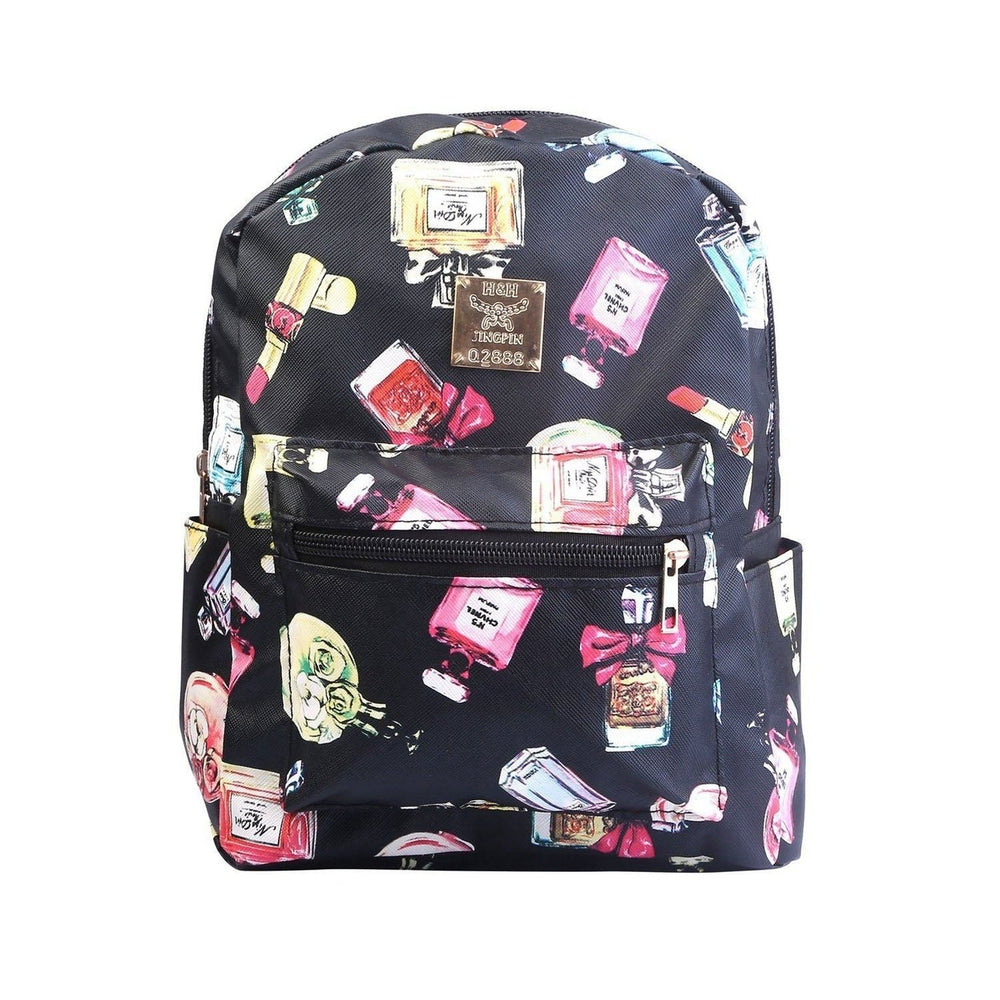 Floral Print Backpack Waterproof Knapsack Image 2