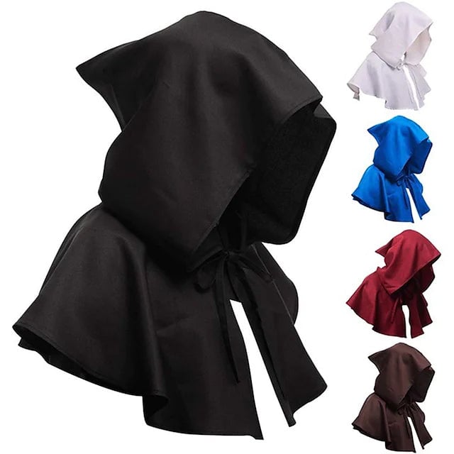 Halloween Cosplay Costume Cape Hat Image 1