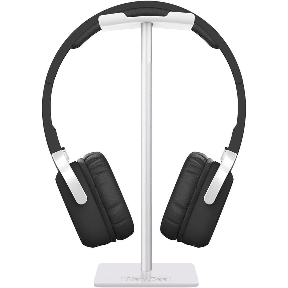 Headphone Stand with Aluminum Supporting Bar Flexible Headrest Image 2