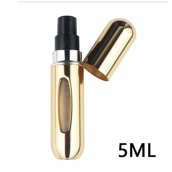 5ml Refillable Perfume Bottle with Bottom Charge  Portable Liquid Container for Cosmetics Spray Dispenser with Press Image 7