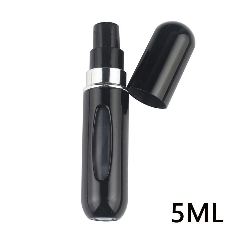 5ml Refillable Perfume Bottle with Bottom Charge  Portable Liquid Container for Cosmetics Spray Dispenser with Press Image 8