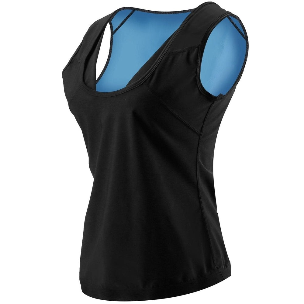 Heat Trapping Pullover Sweat Gym Vest Image 2