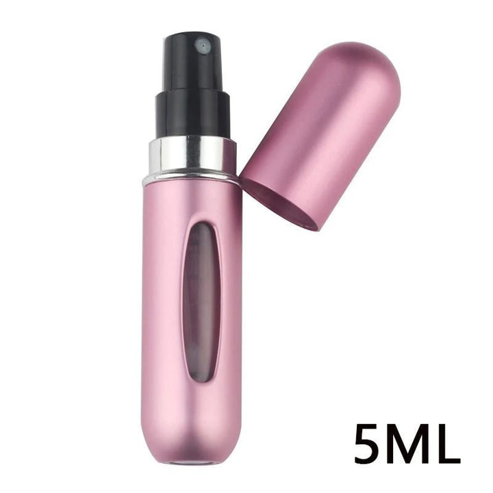 5ml Refillable Perfume Bottle with Bottom Charge  Portable Liquid Container for Cosmetics Spray Dispenser with Press Image 9