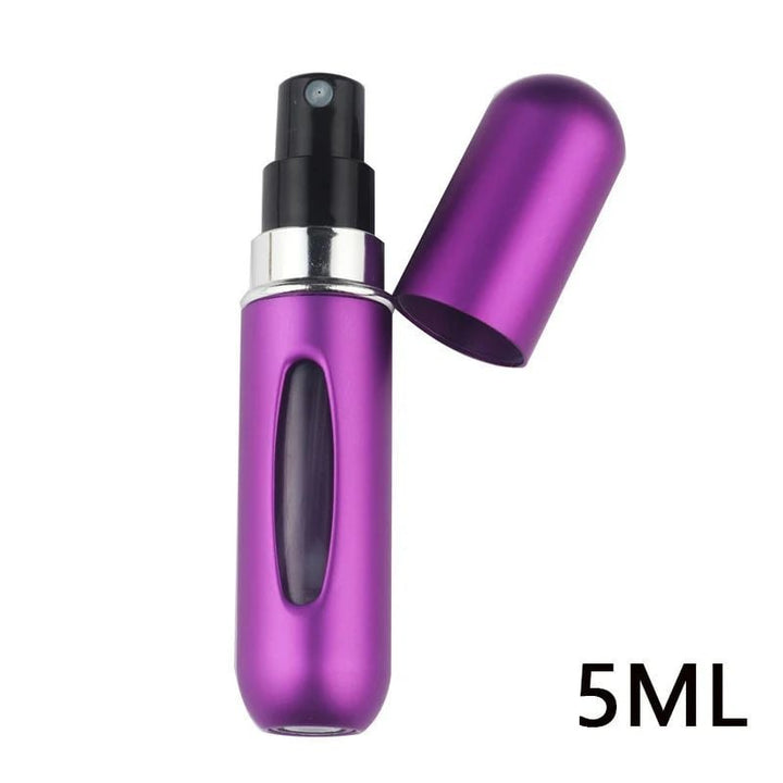 5ml Refillable Perfume Bottle with Bottom Charge  Portable Liquid Container for Cosmetics Spray Dispenser with Press Image 10