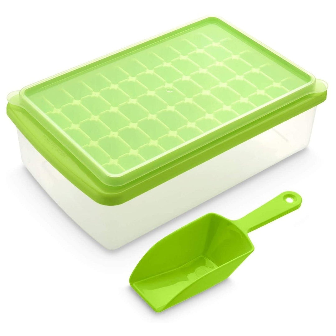 Ice Cube Tray with Lid and Bin Image 1