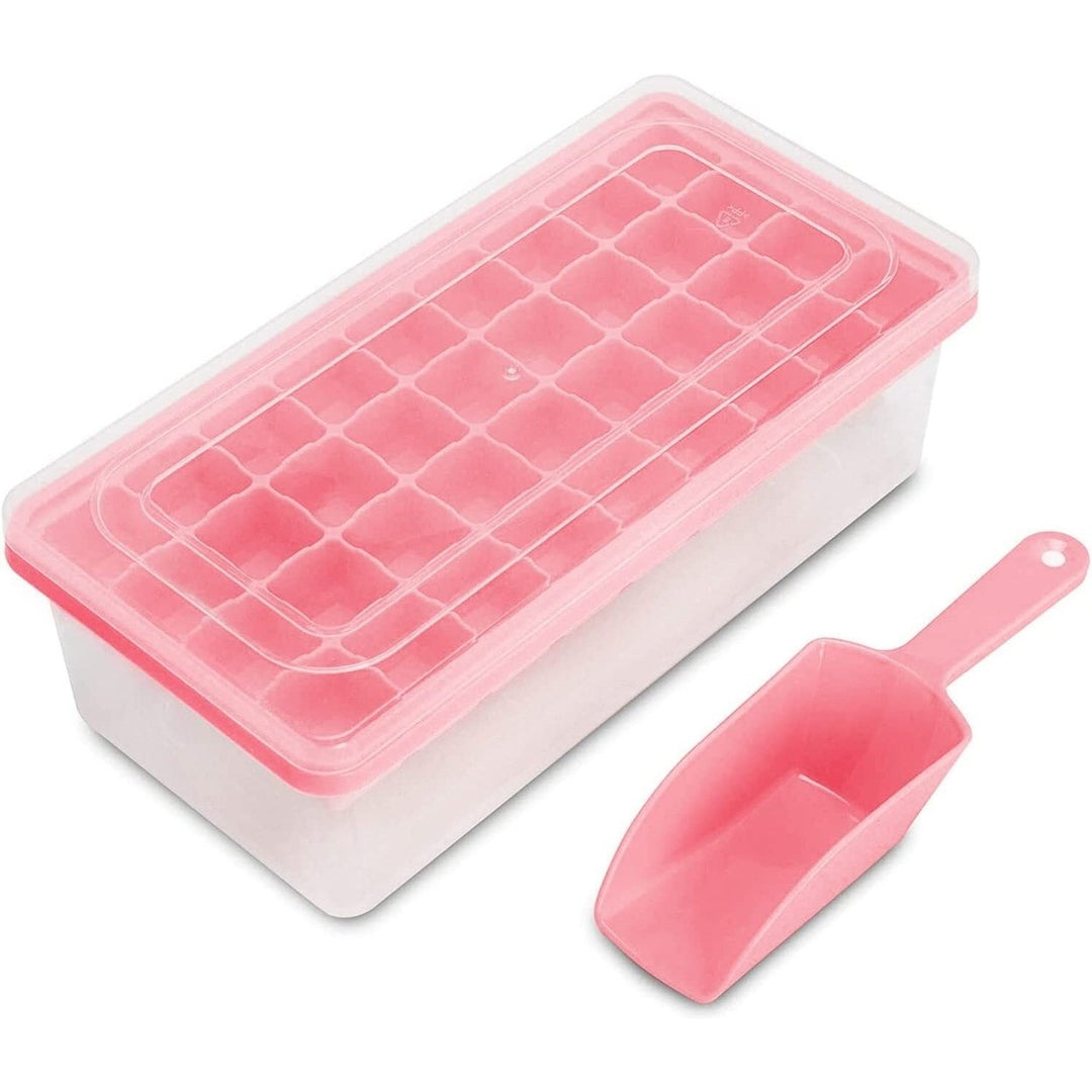 Ice Cube Tray with Lid and Bin Image 3