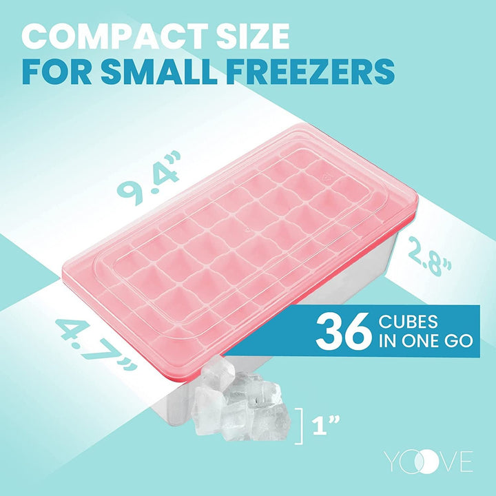 Ice Cube Tray with Lid and Bin Image 4