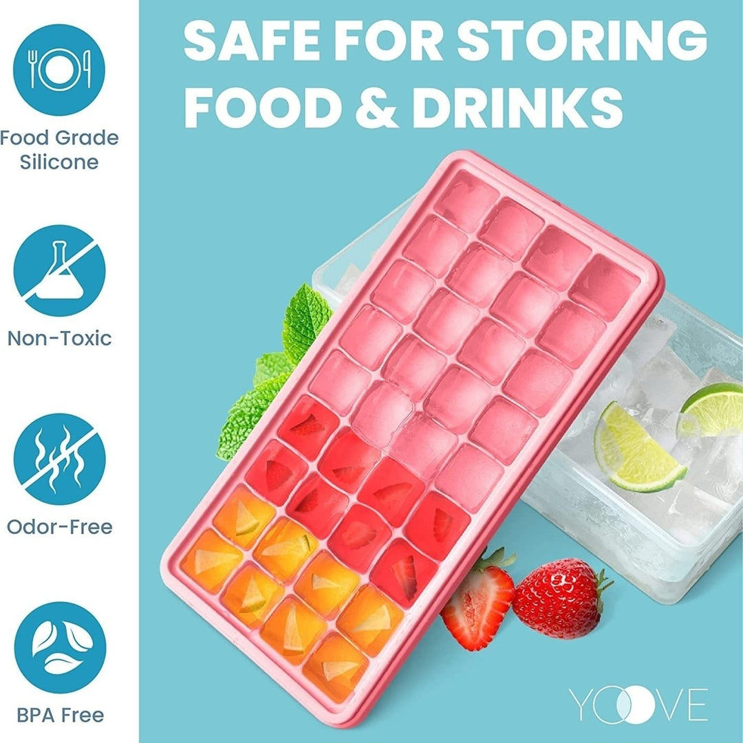 Ice Cube Tray with Lid and Bin Image 9