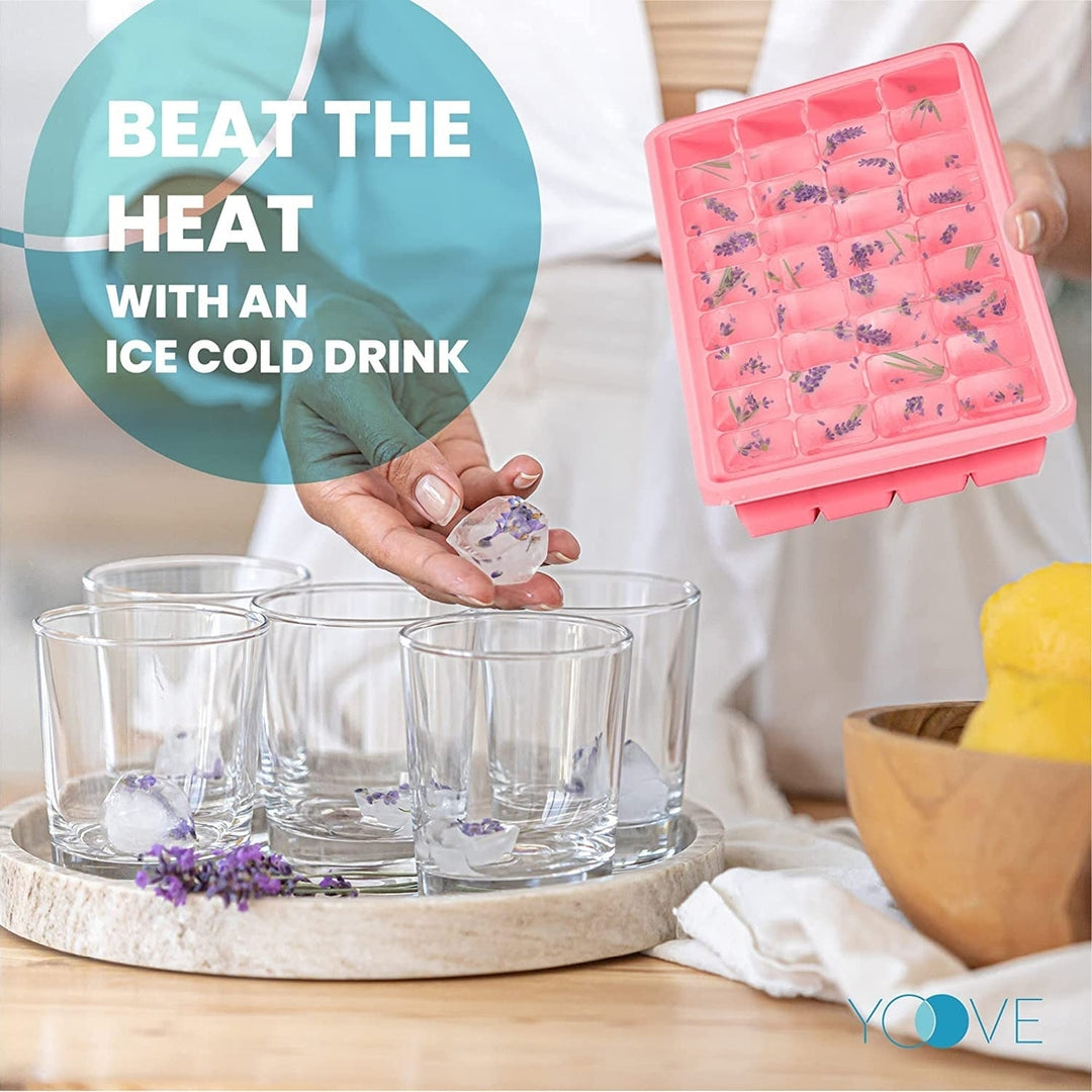 Ice Cube Tray with Lid and Bin Image 10