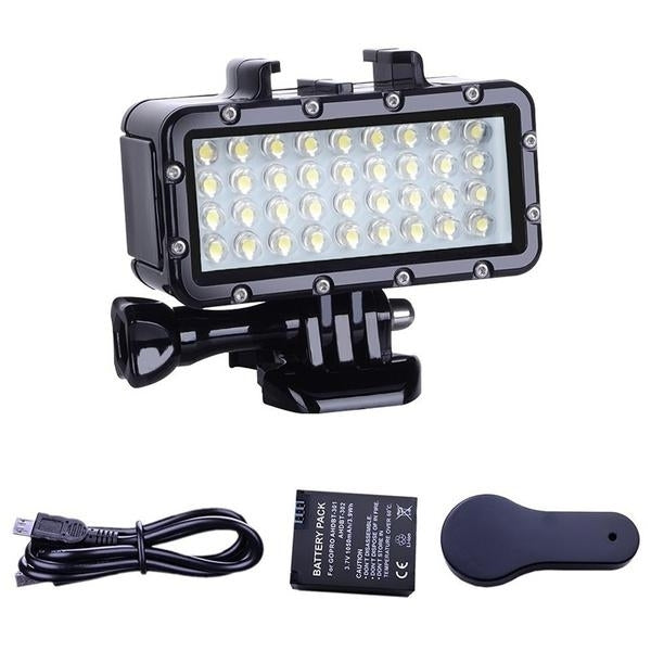 High Power Dimmable Waterproof LED Video Light Image 2