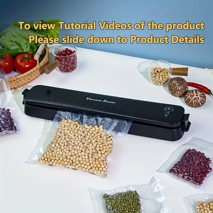 Home Automatic Food Sealer System-Dual Mode (Sealed and Vacuum) Image 6