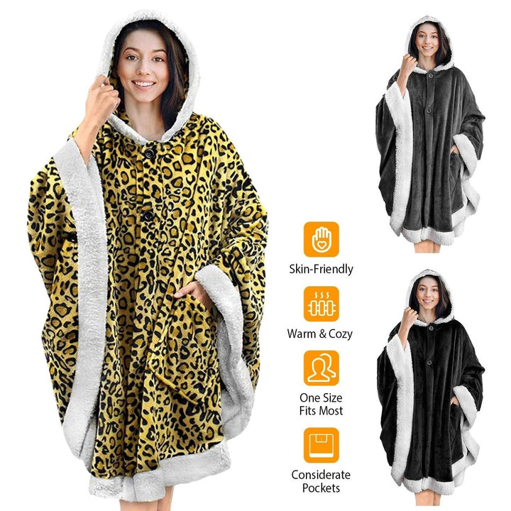 Hoodie Blanket Snuggle Robe Image 10