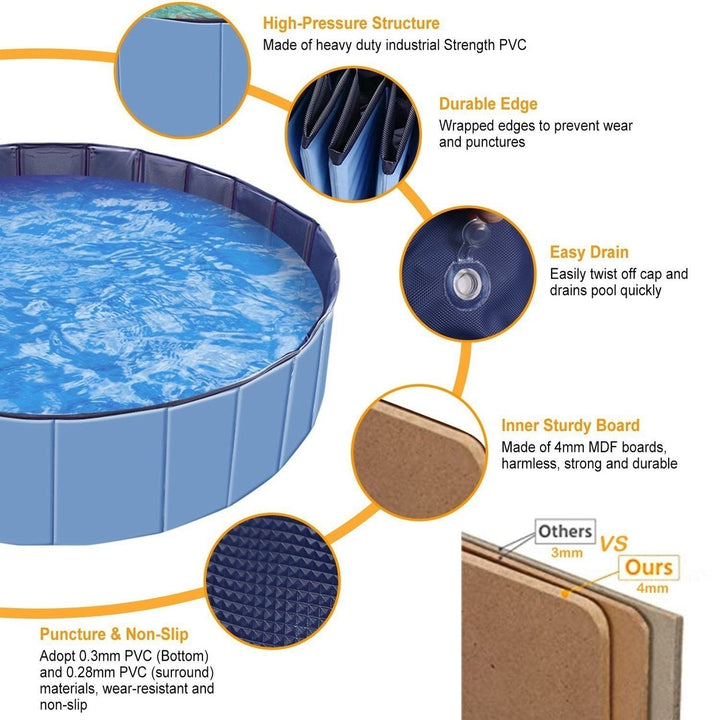 iMounTEK Foldable Pet Swimming Pool Image 11