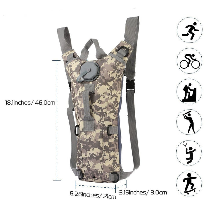 iMountek Tactical Hydration Pack 3L Water Bladder Image 6