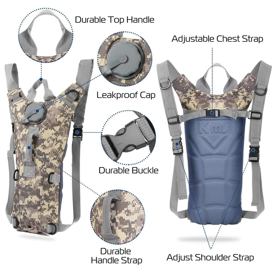 iMountek Tactical Hydration Pack 3L Water Bladder Image 9