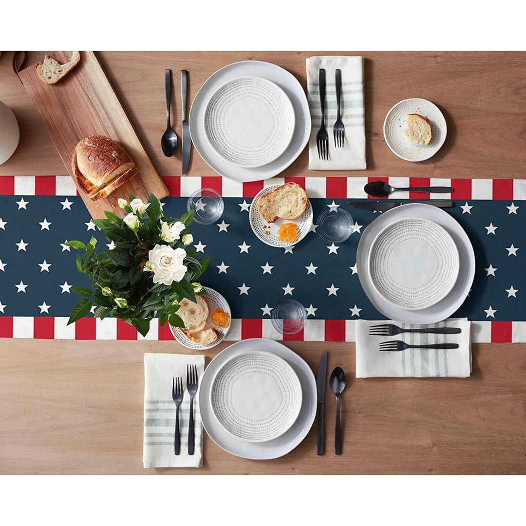 Independence Day 4th of July Table Runner Dresser Scarves Image 3