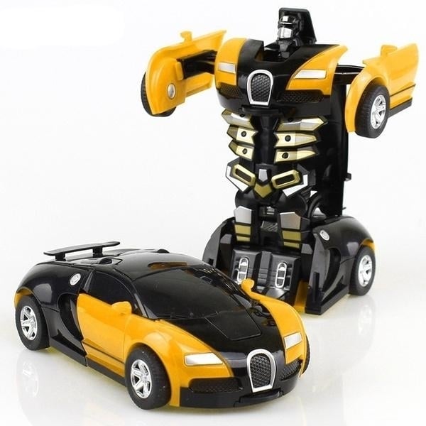 Inertial Impact Deformation Robot Toy Image 1