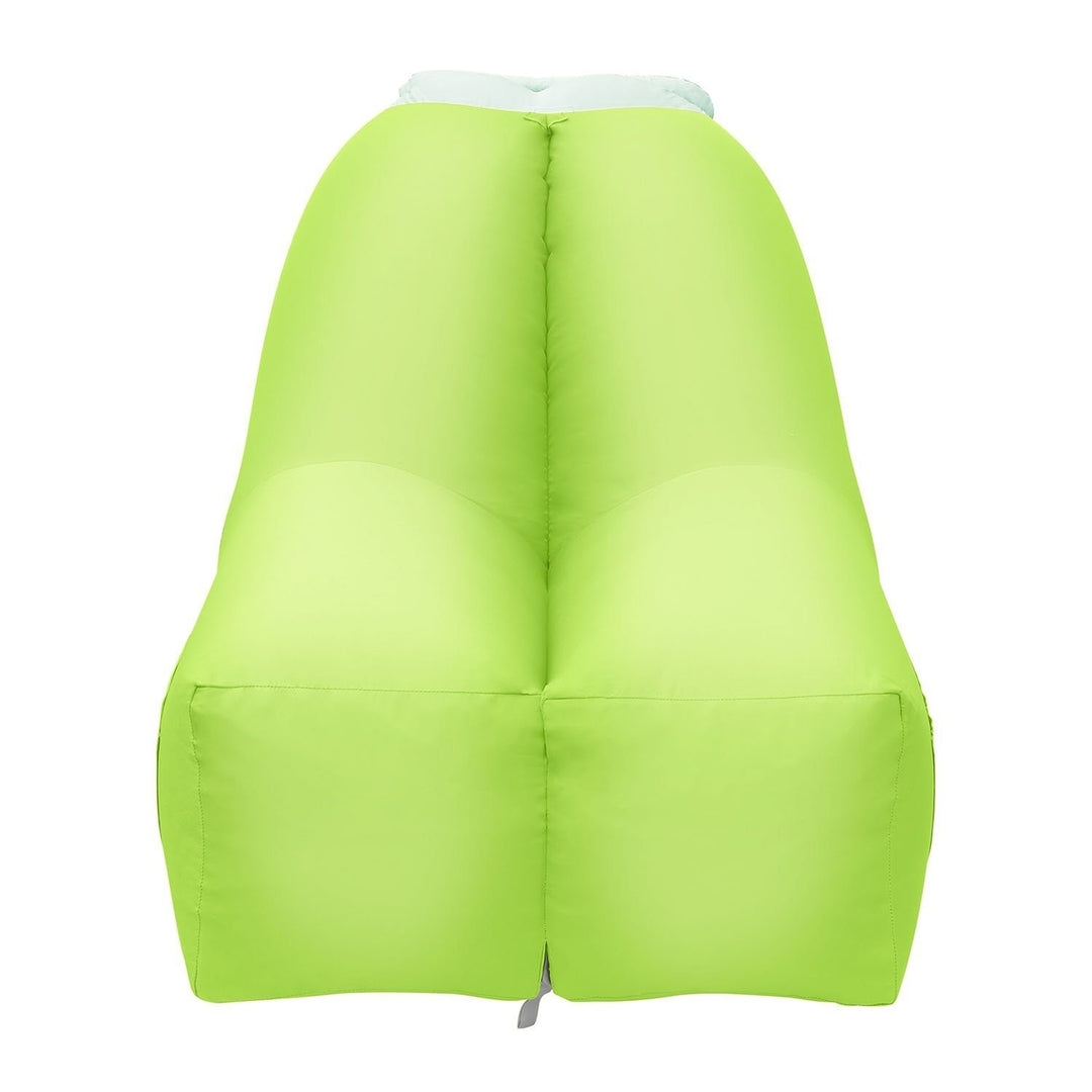 Inflatable Lounger Air Sofa Chair Couch with Portable Organizing Bag Image 1