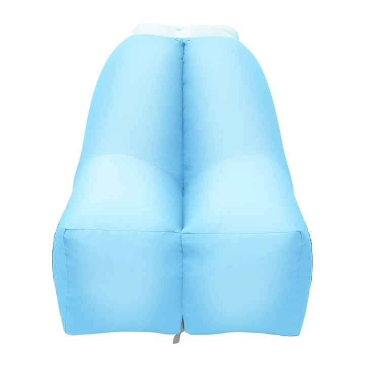 Inflatable Lounger Air Sofa Chair Couch with Portable Organizing Bag Image 2