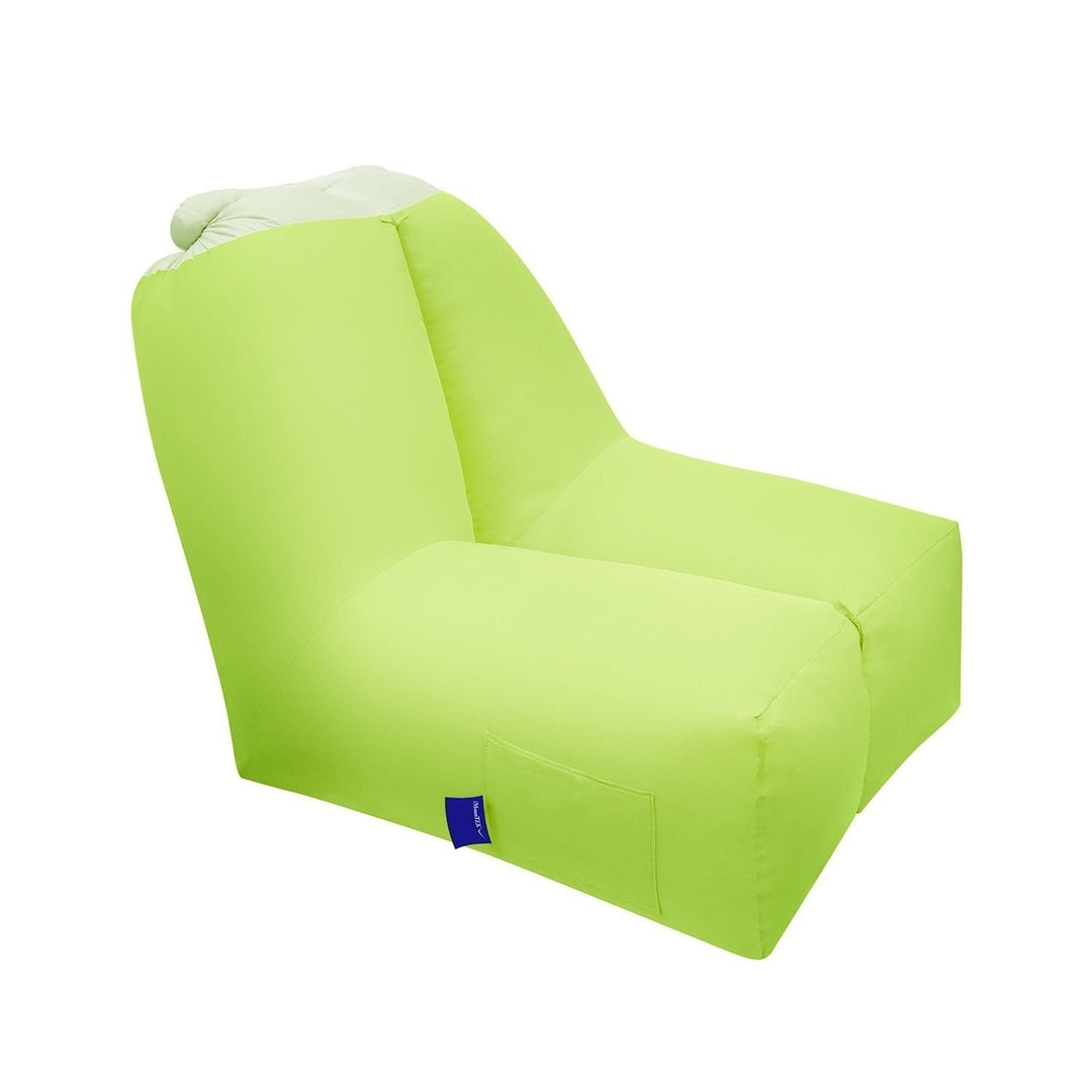 Inflatable Lounger Air Sofa Chair Couch with Portable Organizing Bag Image 4