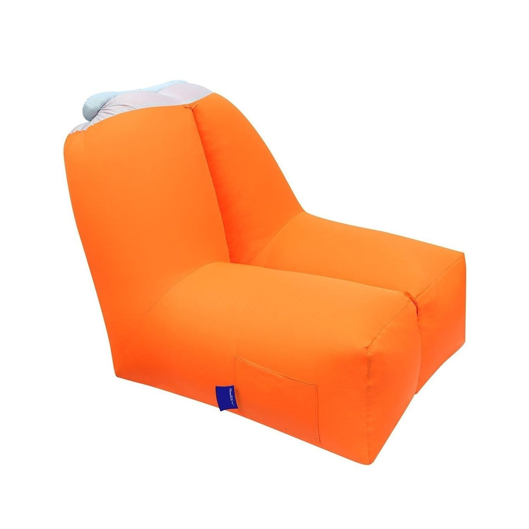 Inflatable Lounger Air Sofa Chair Couch with Portable Organizing Bag Image 6