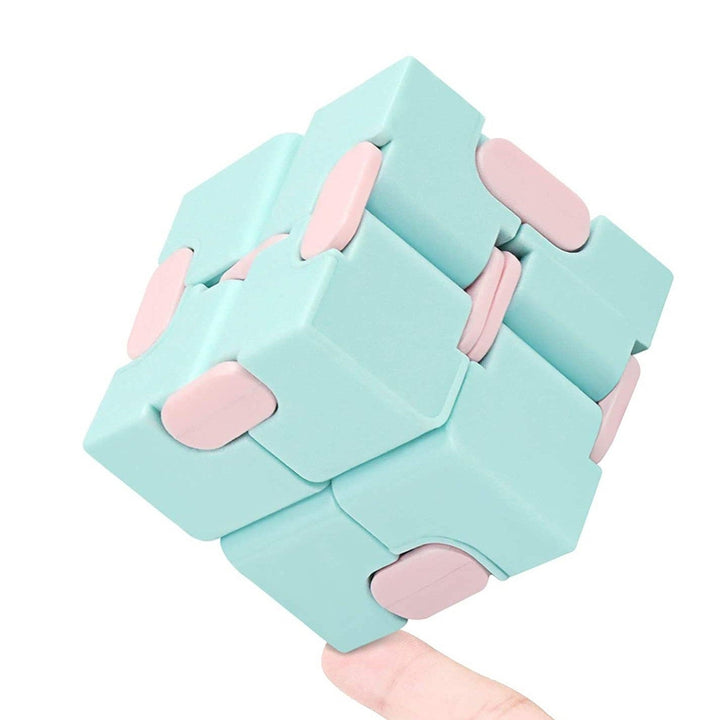 Infinity Cube Fidget Toy Stress Relieving Fidgeting Game Image 1