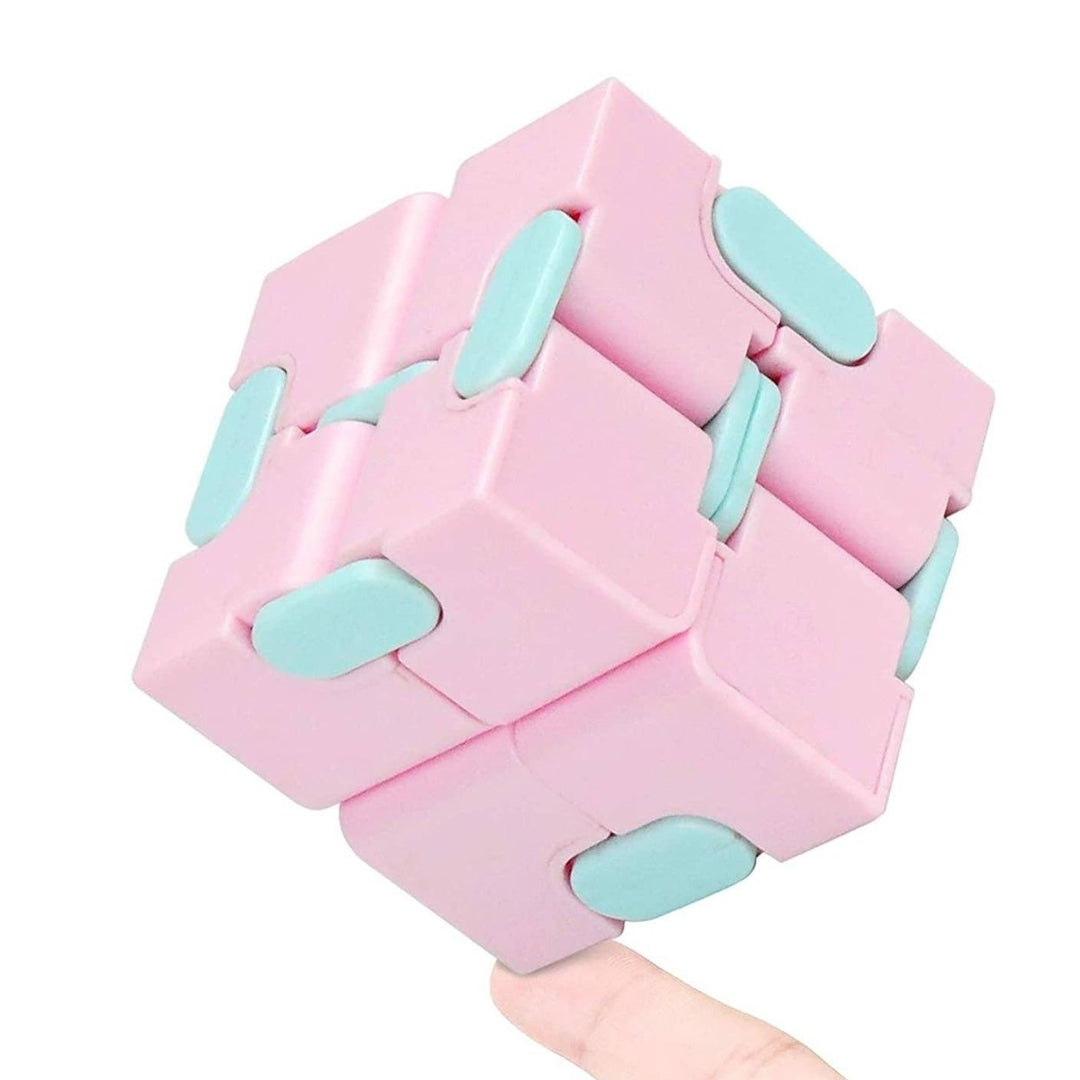 Infinity Cube Fidget Toy Stress Relieving Fidgeting Game Image 3