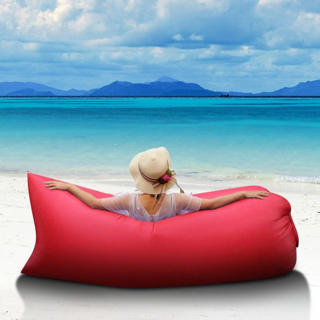 Inflatable Lounger Air Sofa Lazy Bed Sofa Image 1