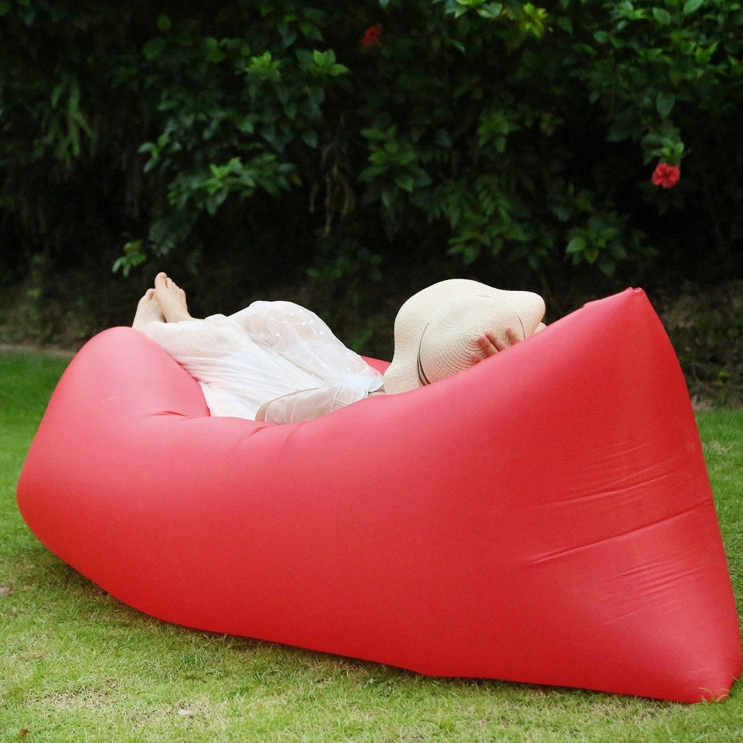 Inflatable Lounger Air Sofa Lazy Bed Sofa Image 7