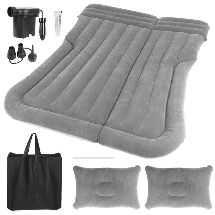 Inflatable SUV Air Mattress Thickened Camping Bed Cushion with Pillow Image 3