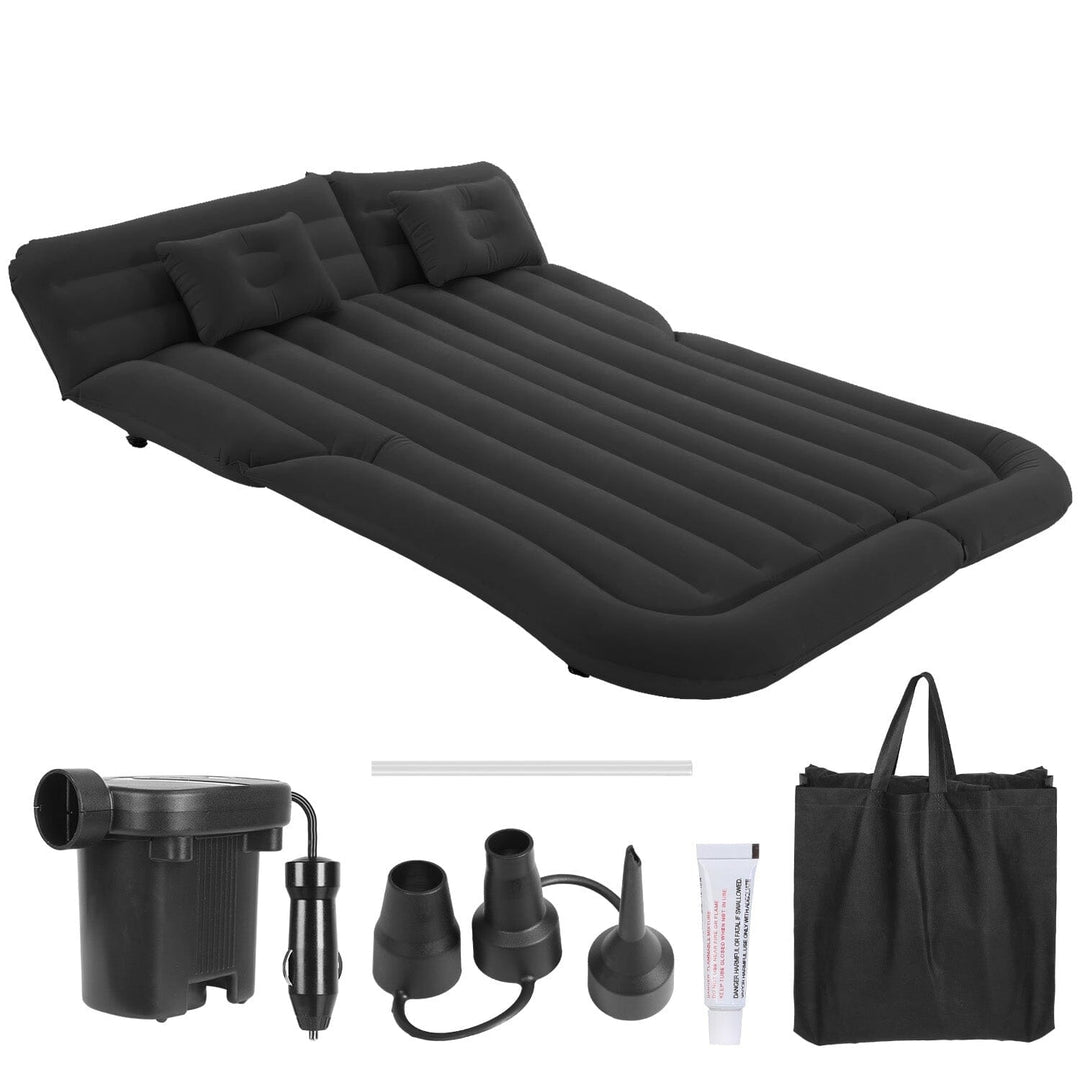 Inflatable SUV Air Mattress Thickened Camping Bed Cushion with Pillow Image 4