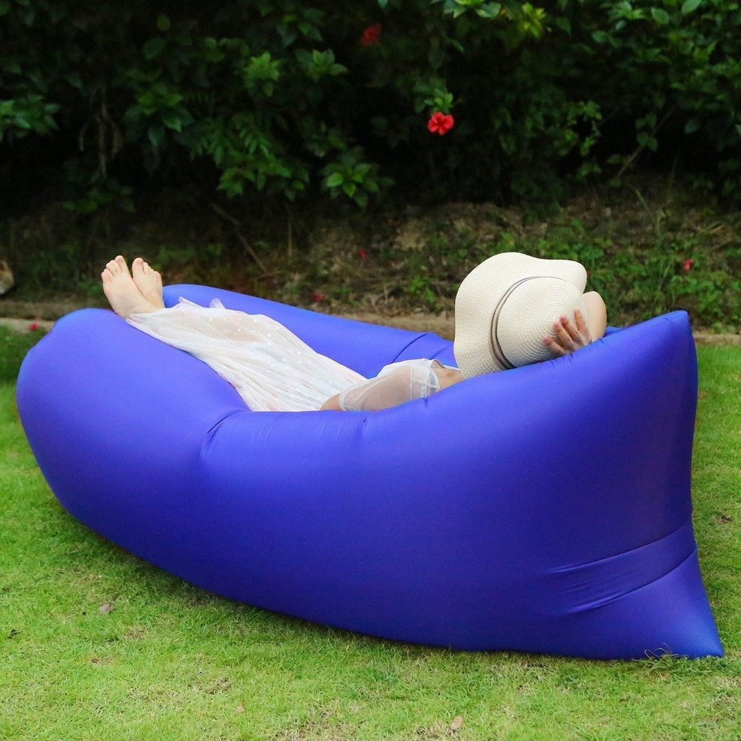 Inflatable Lounger Air Sofa Lazy Bed Sofa Image 12