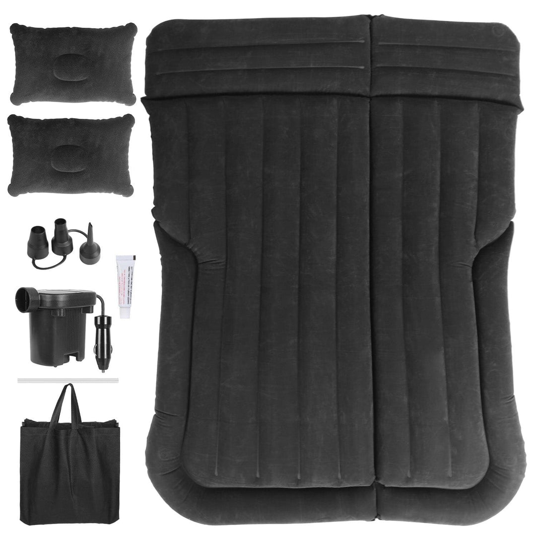 Inflatable SUV Air Mattress Thickened Camping Bed Cushion with Pillow Image 4