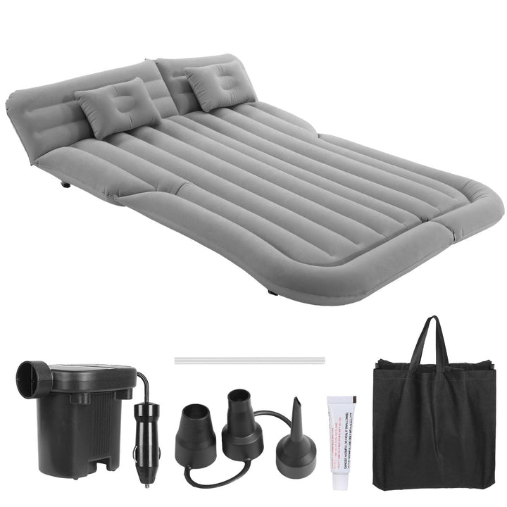 Inflatable SUV Air Mattress Thickened Camping Bed Cushion with Pillow Image 6