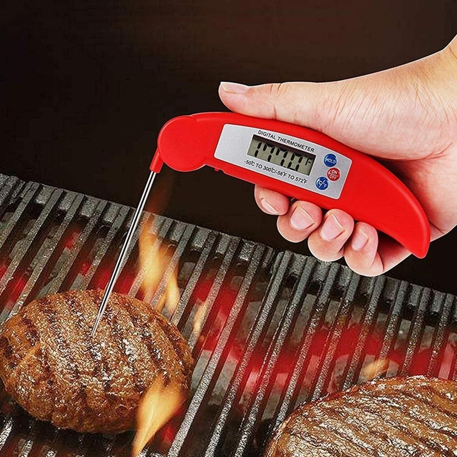 Instant Digital Meat Thermometer Probe for Grilling and Cooking Image 1