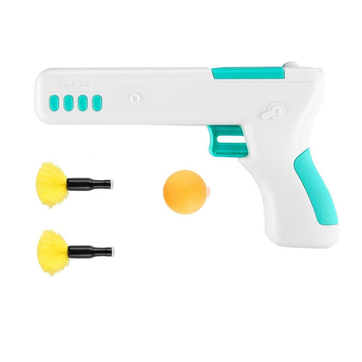 Interactive Cat Toy Gun Stick with Ball and Feather Image 2