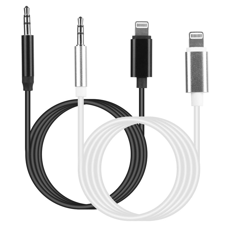 iOS 8 Pin to 3.5mm Aux Audio Adapter Cord Image 1