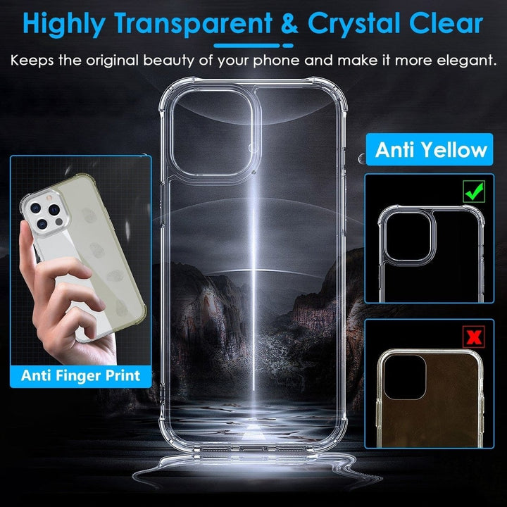 iPhone Shockproof Clear Phone Case Soft TPU Image 9