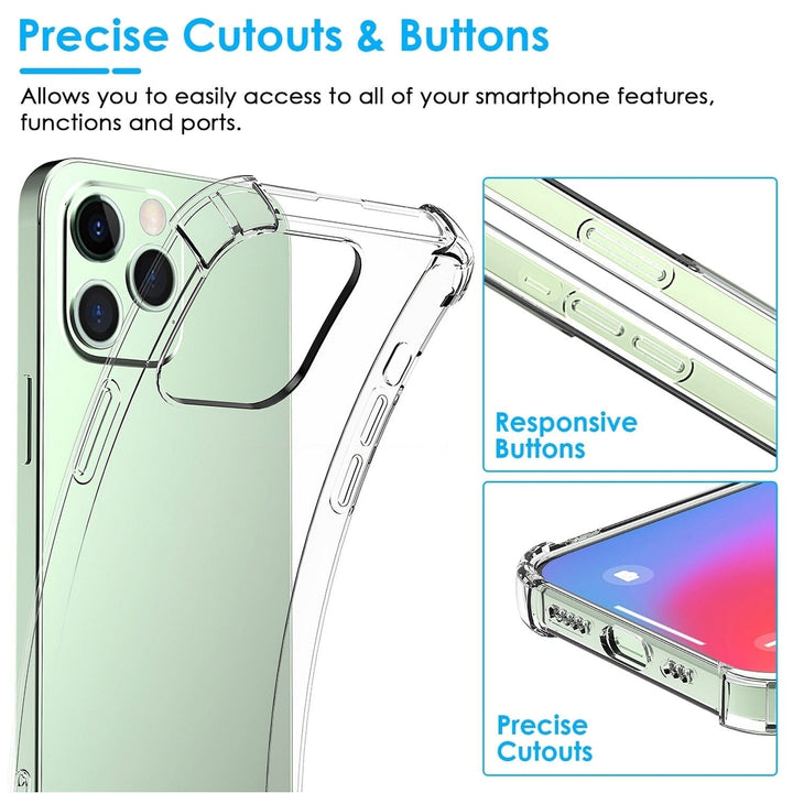 iPhone Shockproof Clear Phone Case Soft TPU Image 10